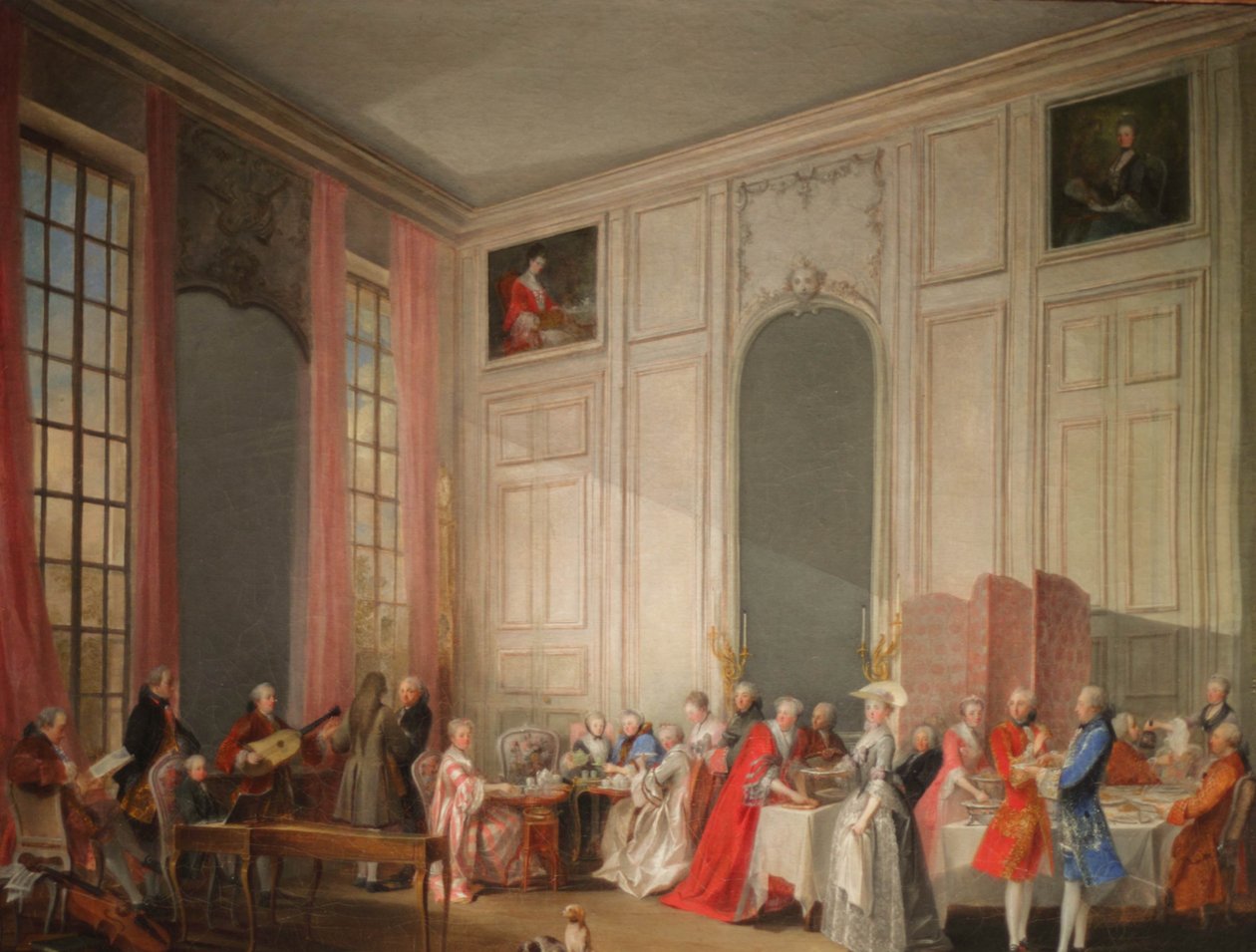Eftermiddagste i templet af Michel Barthelemy Ollivier