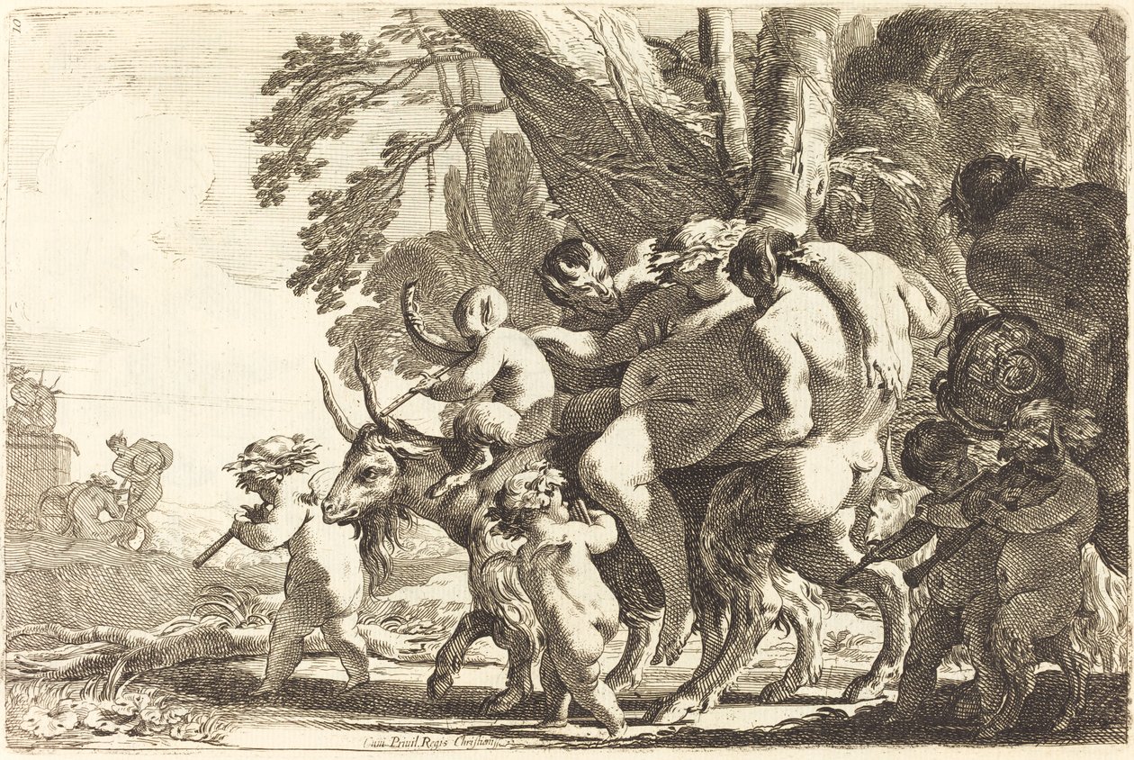 Drunken Silenus af Michel Dorigny
