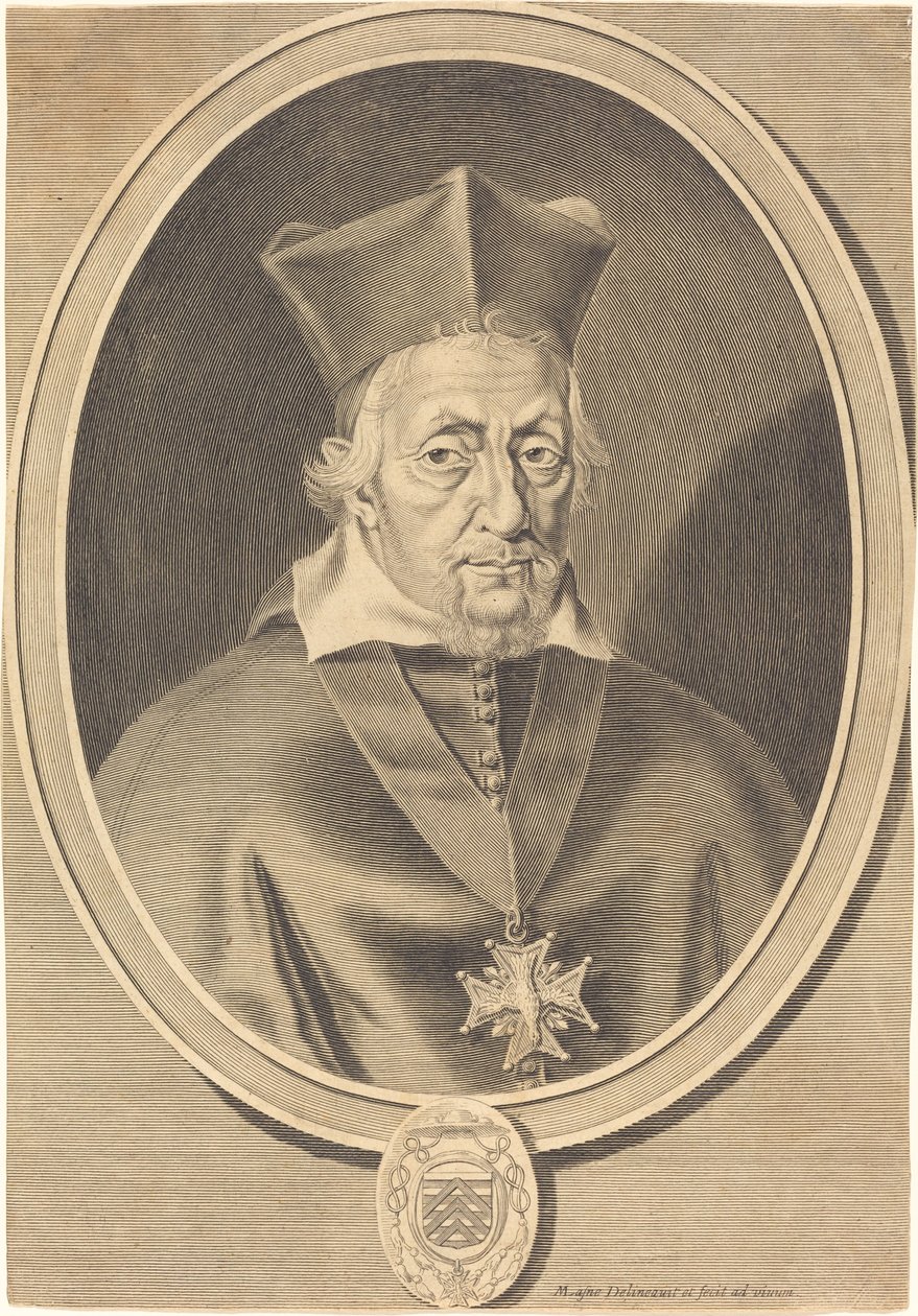 Francois La Rochefoucauld af Michel Lasne