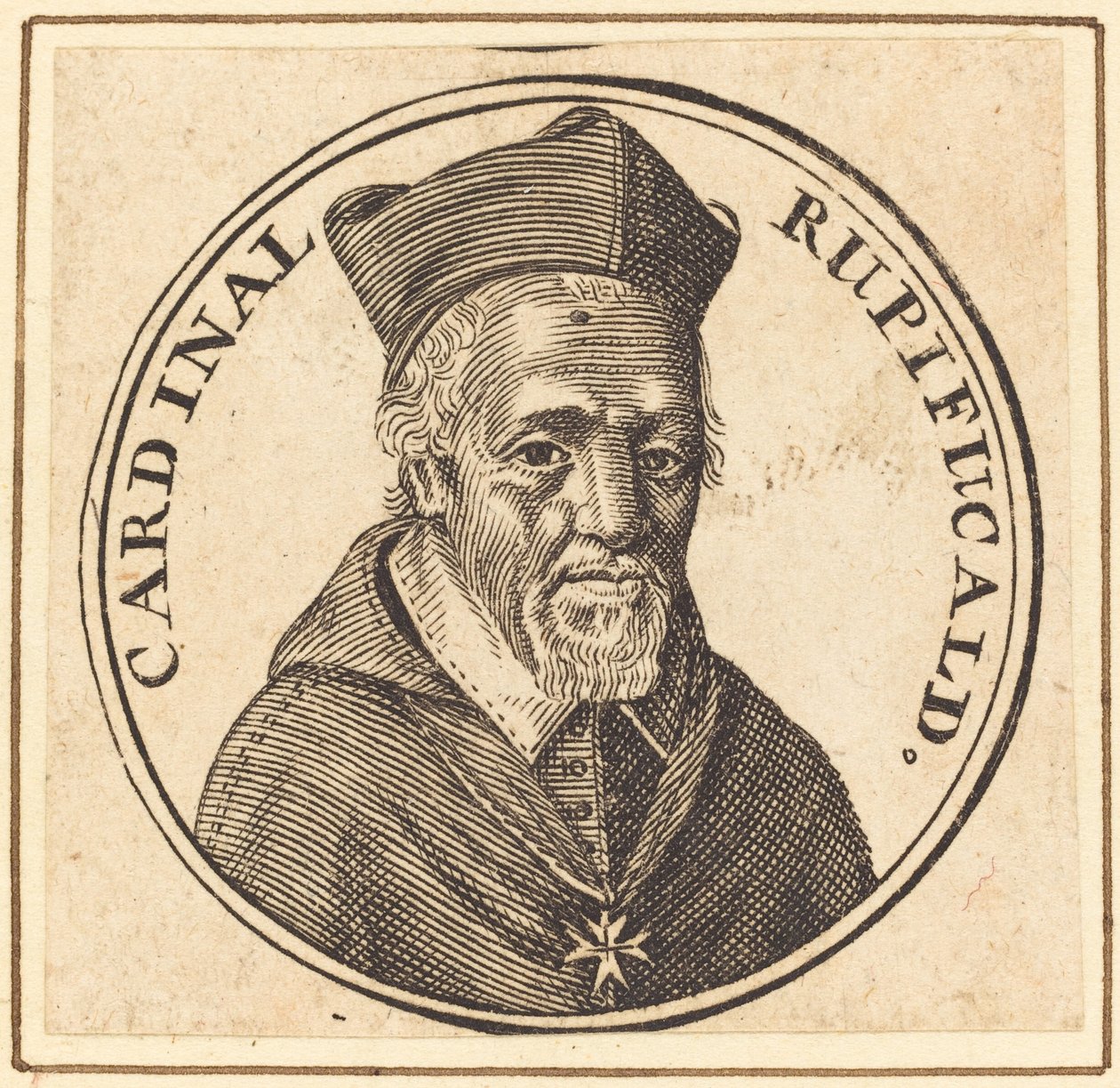 Francois La Rochefoucauld af Michel Lasne