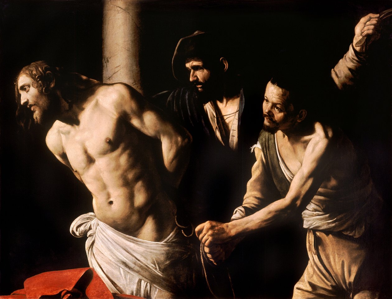 Kristus ved søjlen af Michelangelo Merisi Caravaggio