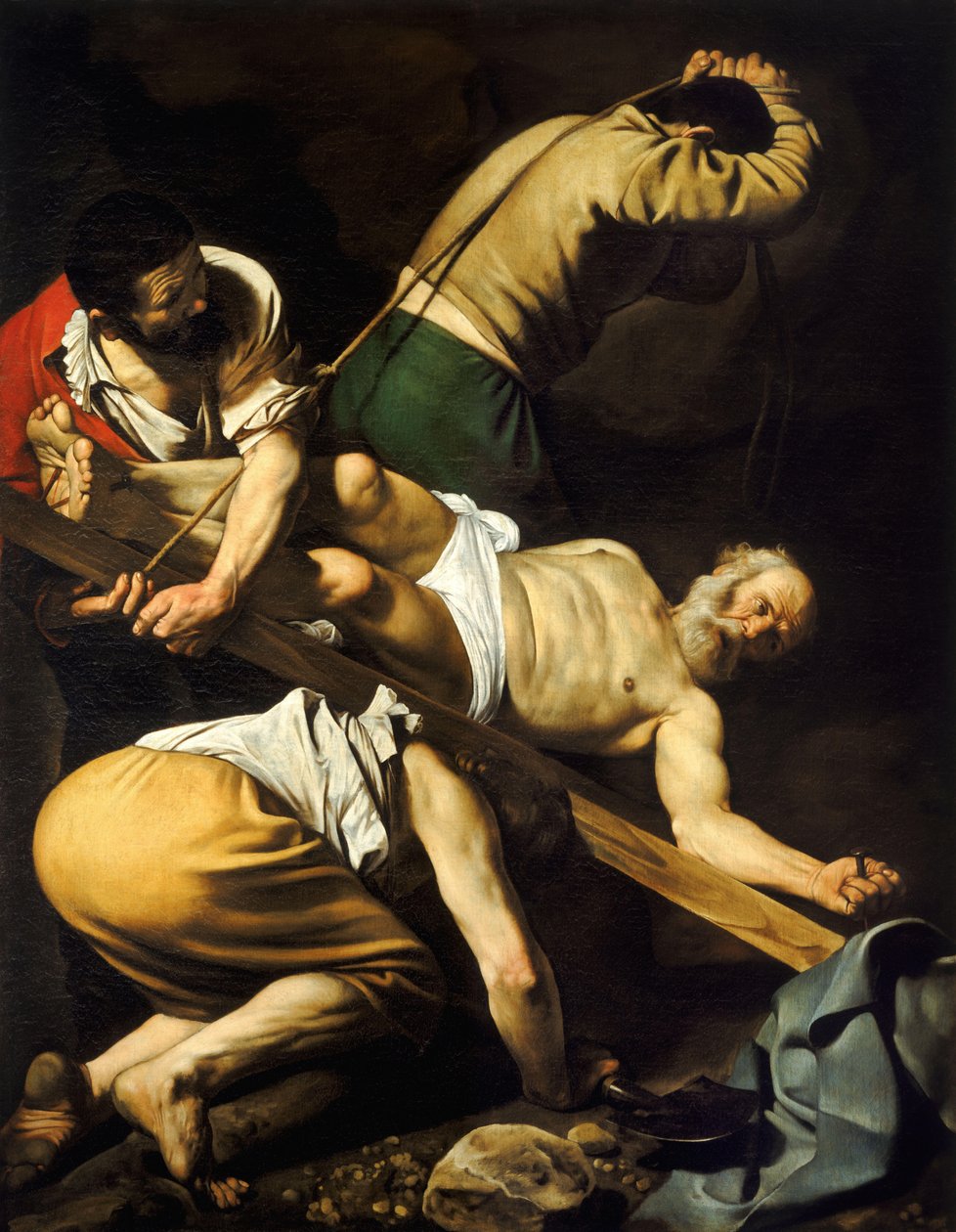 Sankt Peters korsfæstelse af Michelangelo Merisi Caravaggio