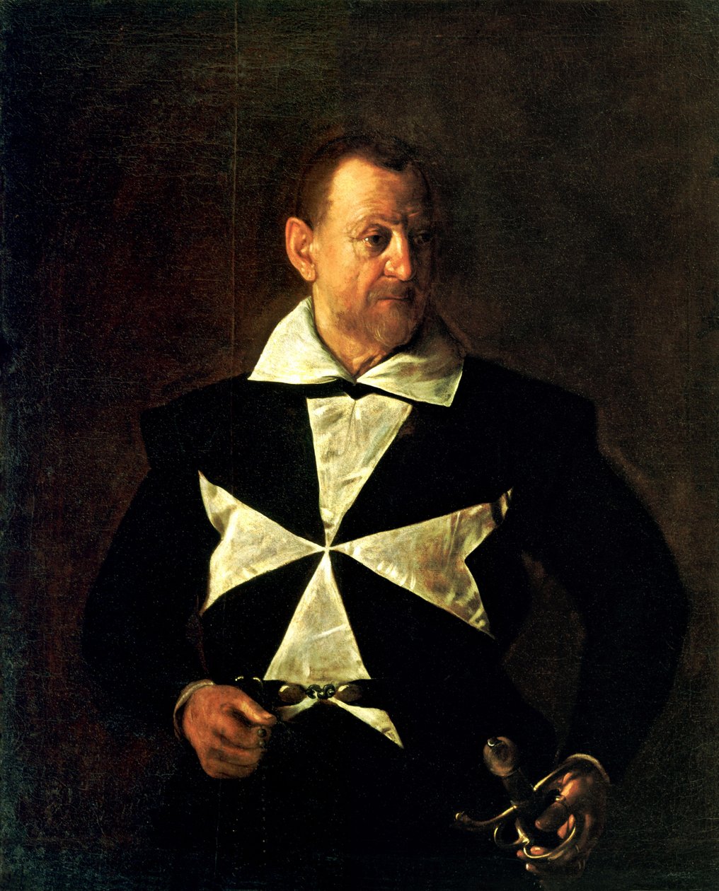 Portræt af Fra Antonio Martelli af Michelangelo Merisi Caravaggio