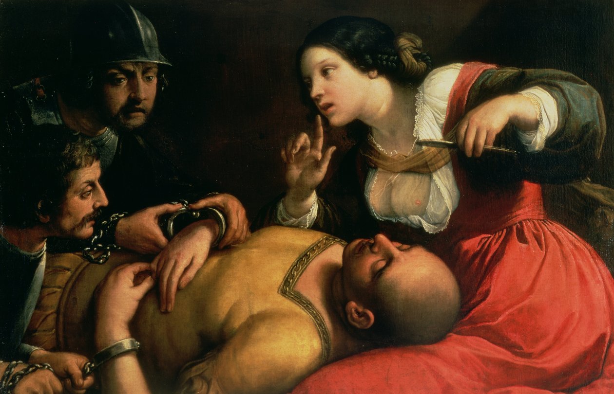 Samson og Delila af Michelangelo Merisi Caravaggio