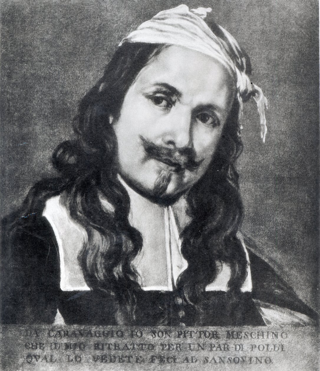 Selvportræt af Michelangelo Merisi Caravaggio