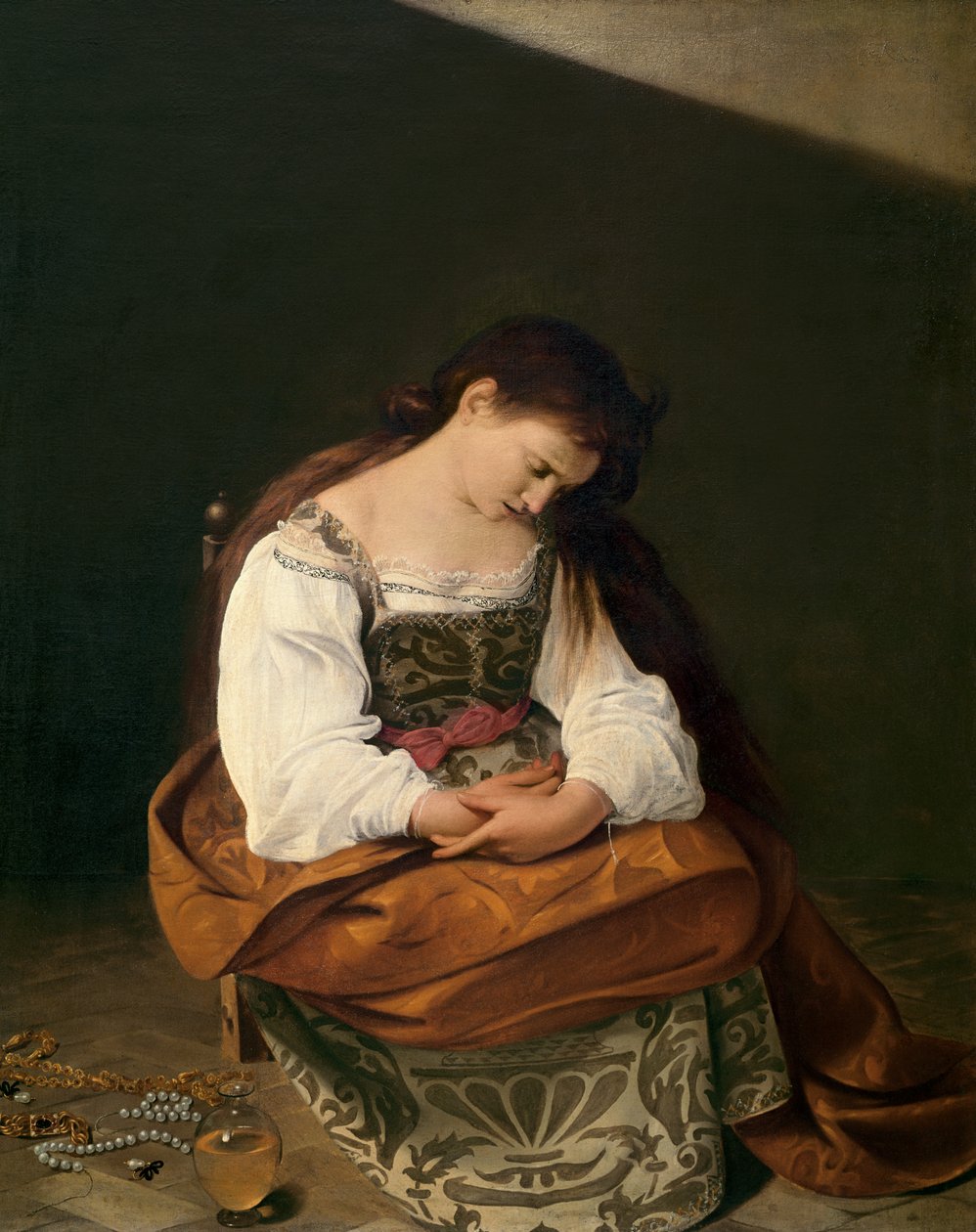 Den angrende Maria Magdalene, 1596-97 af Michelangelo Merisi Caravaggio