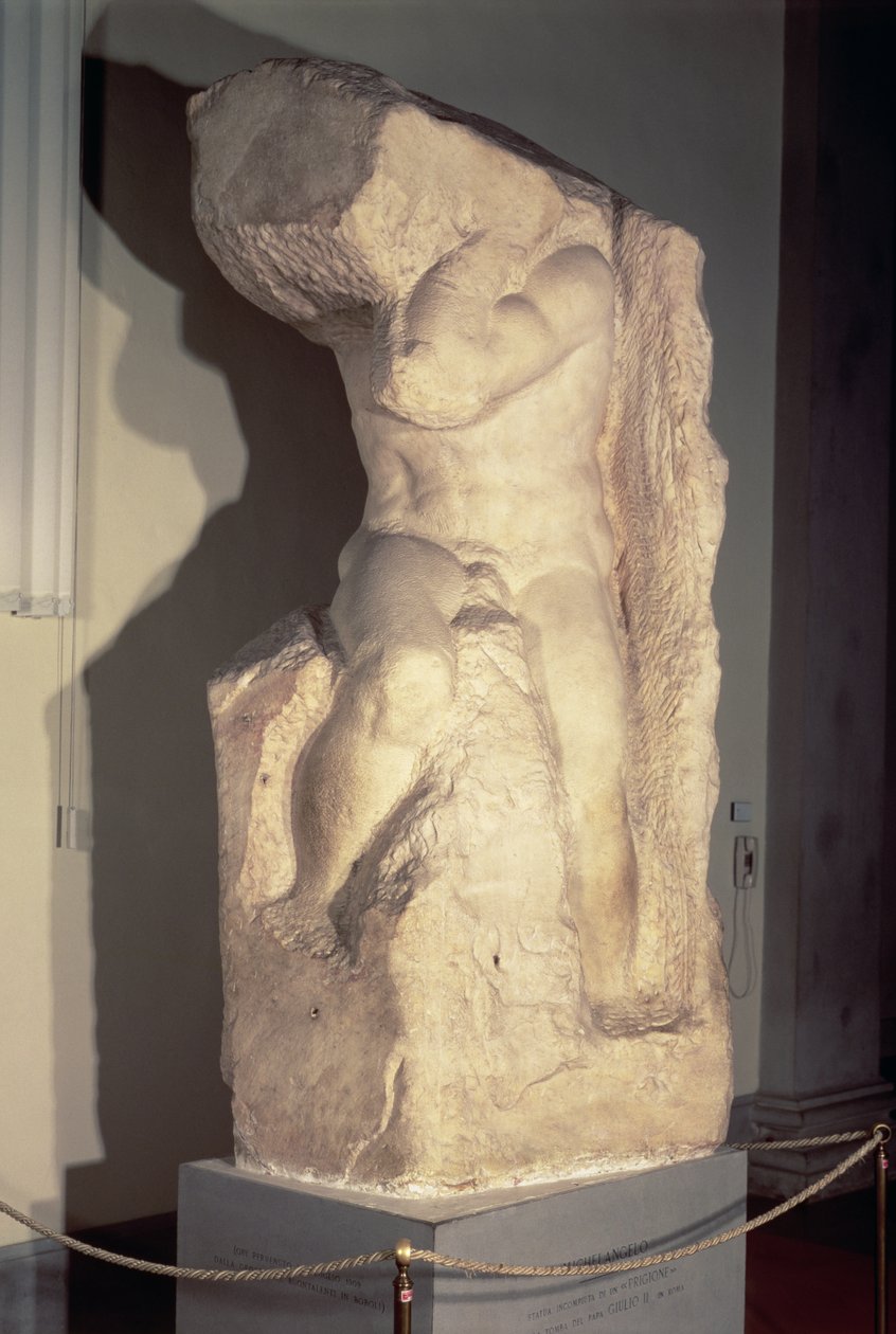 "Atlas"-slave, ca. 1520-23 af Michelangelo Buonarroti