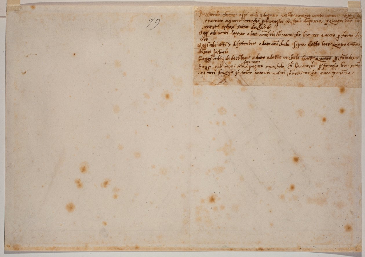 Autograferede erindringer af Michelangelo Buonarroti