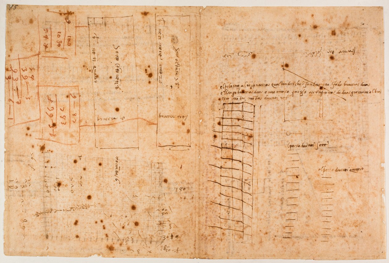 Optælling af murværk af Michelangelo Buonarroti