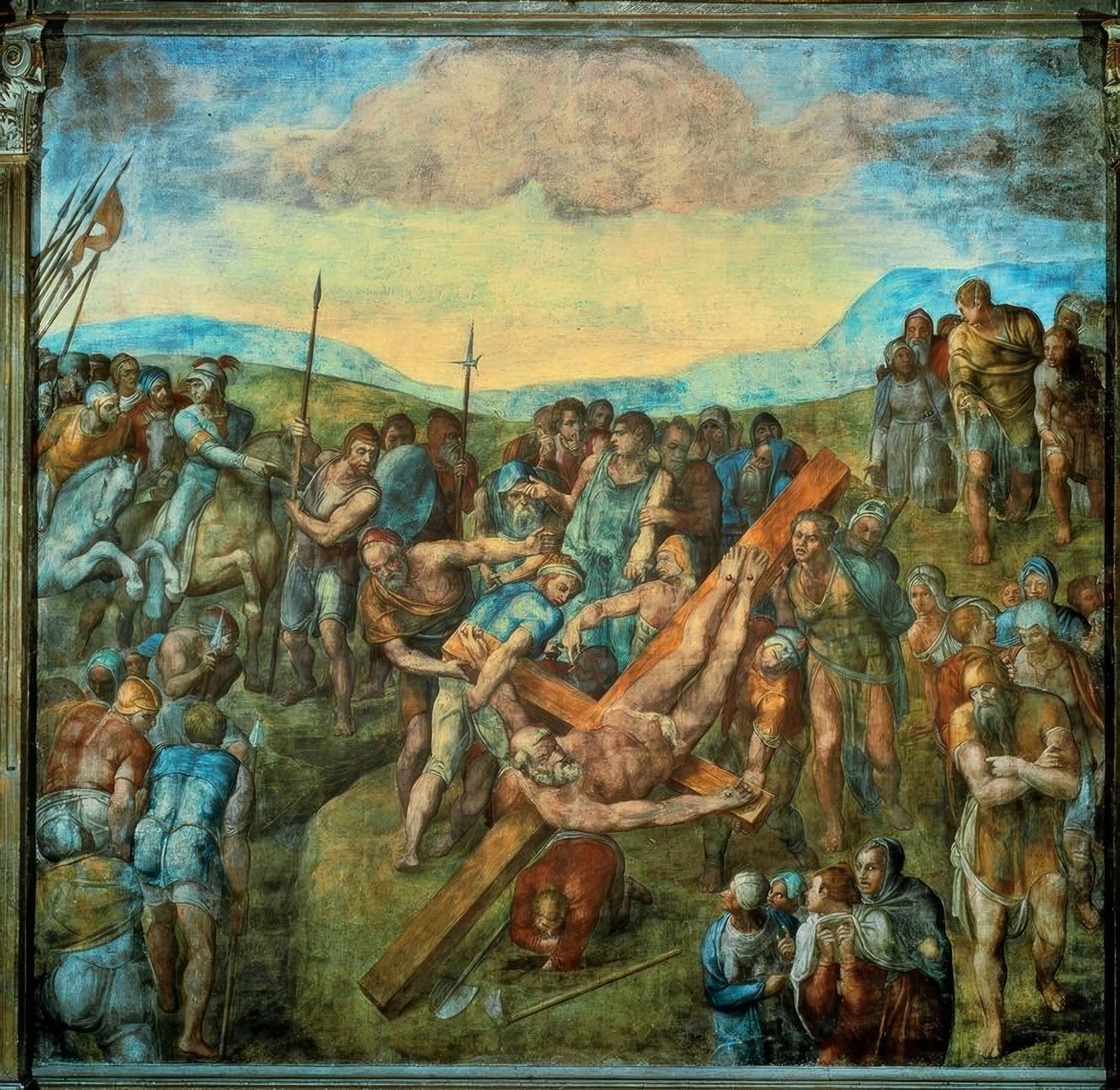 Korsfæstelse af Peter af Michelangelo Buonarroti