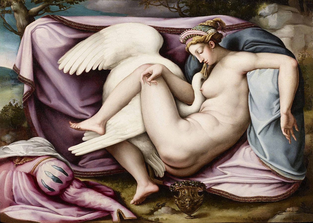 Leda og Svanen af Michelangelo Buonarroti