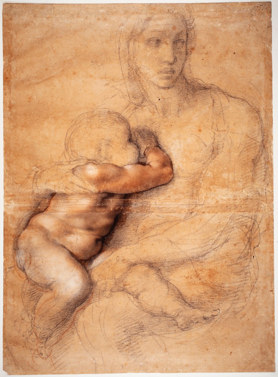 Madonna og barn af Michelangelo Buonarroti