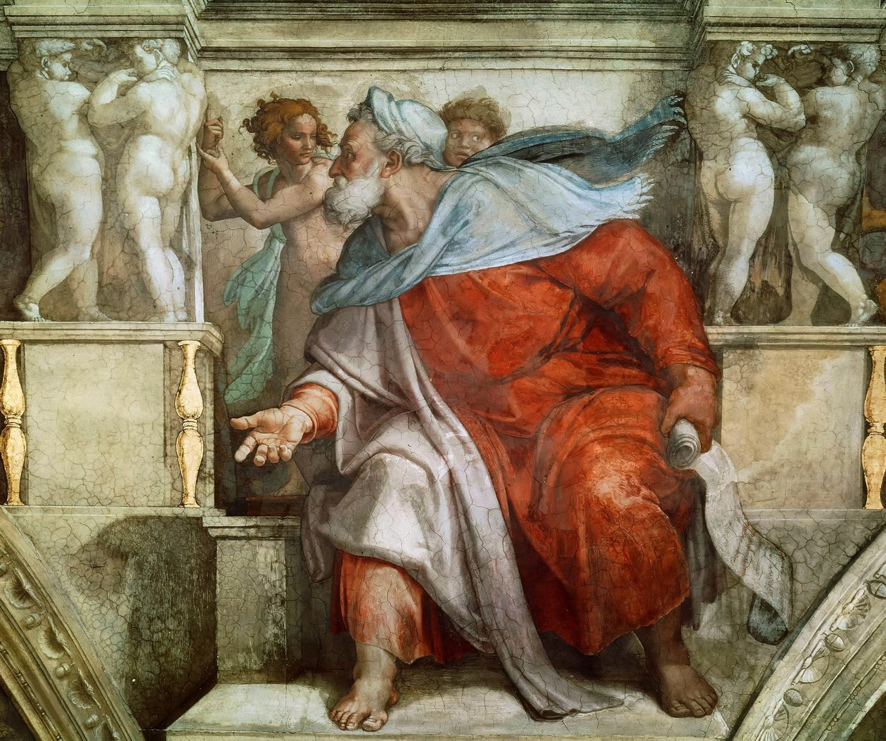 Profeten Ezekiel af Michelangelo Buonarroti