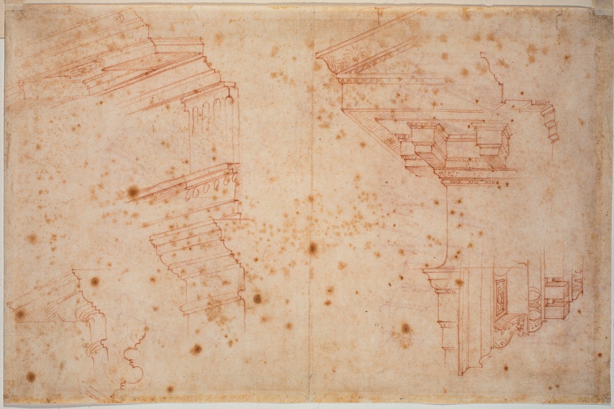 Studier af romerske monumenter af Michelangelo Buonarroti