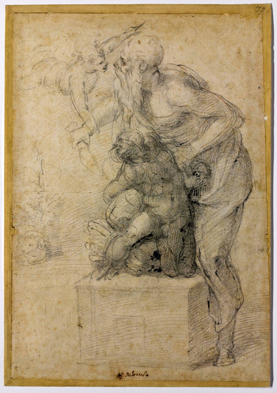 Isaks offer, ca. 1535 af Michelangelo Buonarroti