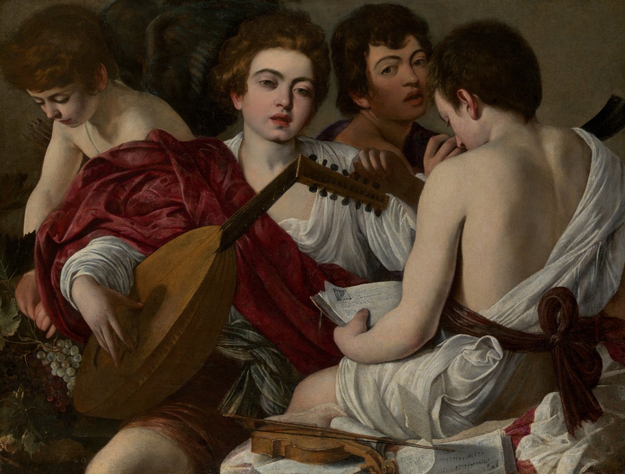 Musikerne, 1597. af Michelangelo Merisi Caravaggio