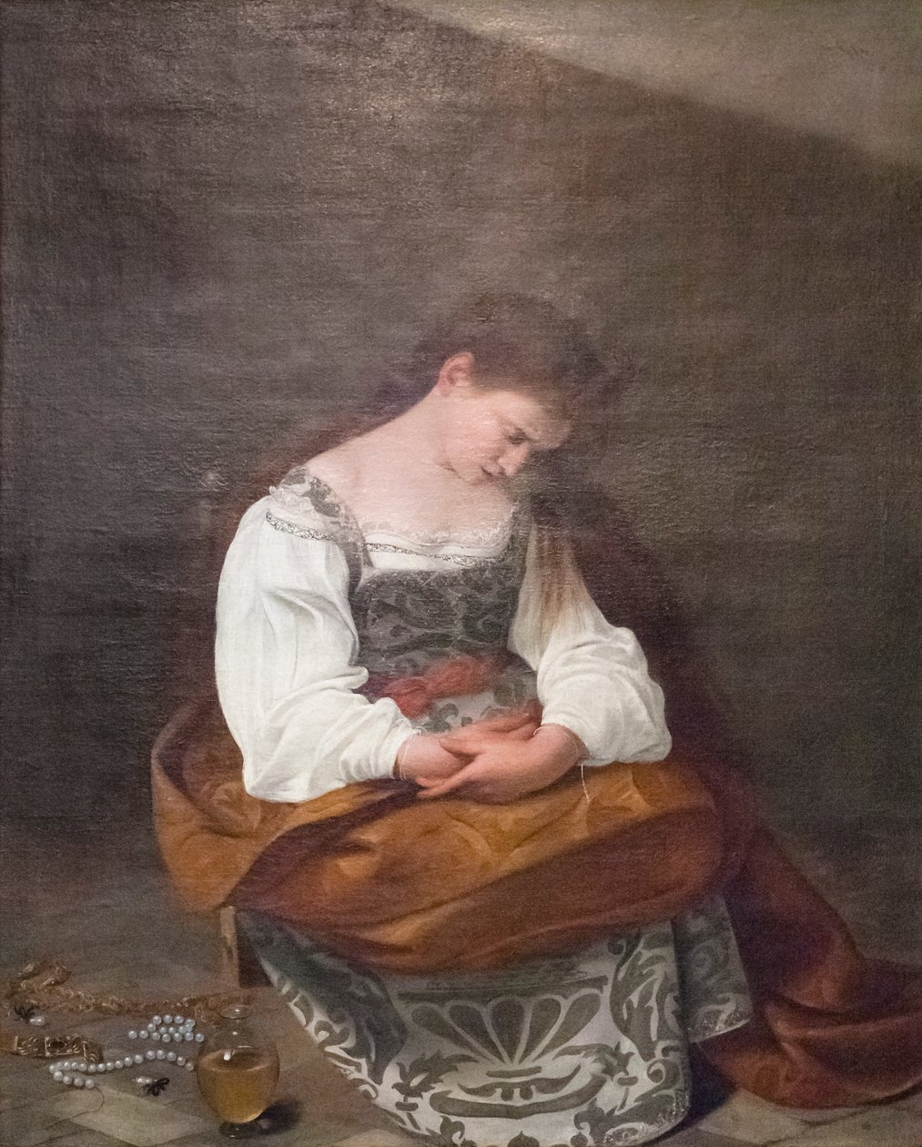 angrende Maria Magdalene af Michelangelo Merisi da Caravaggio
