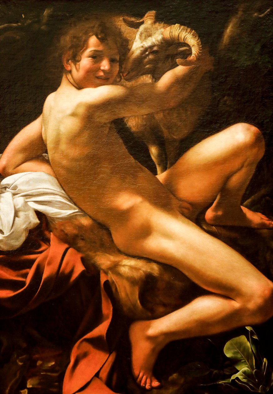 Sankt Johannes Døberen af Michelangelo Merisi da Caravaggio