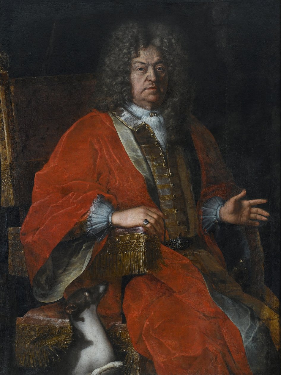 Portræt af Jan Dobrogost Krasinski 1639-1717 af Michelangelo Palloni