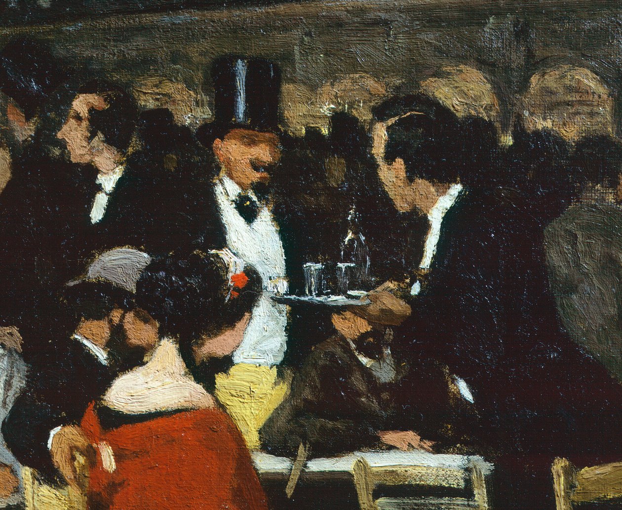 Piazza San Marco, af Michele Cammarano, detalje, 1869 af Michele Cammarano