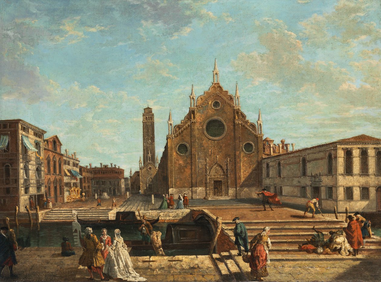 Michele Marieschi Campo dei Frari af Michele Marieschi