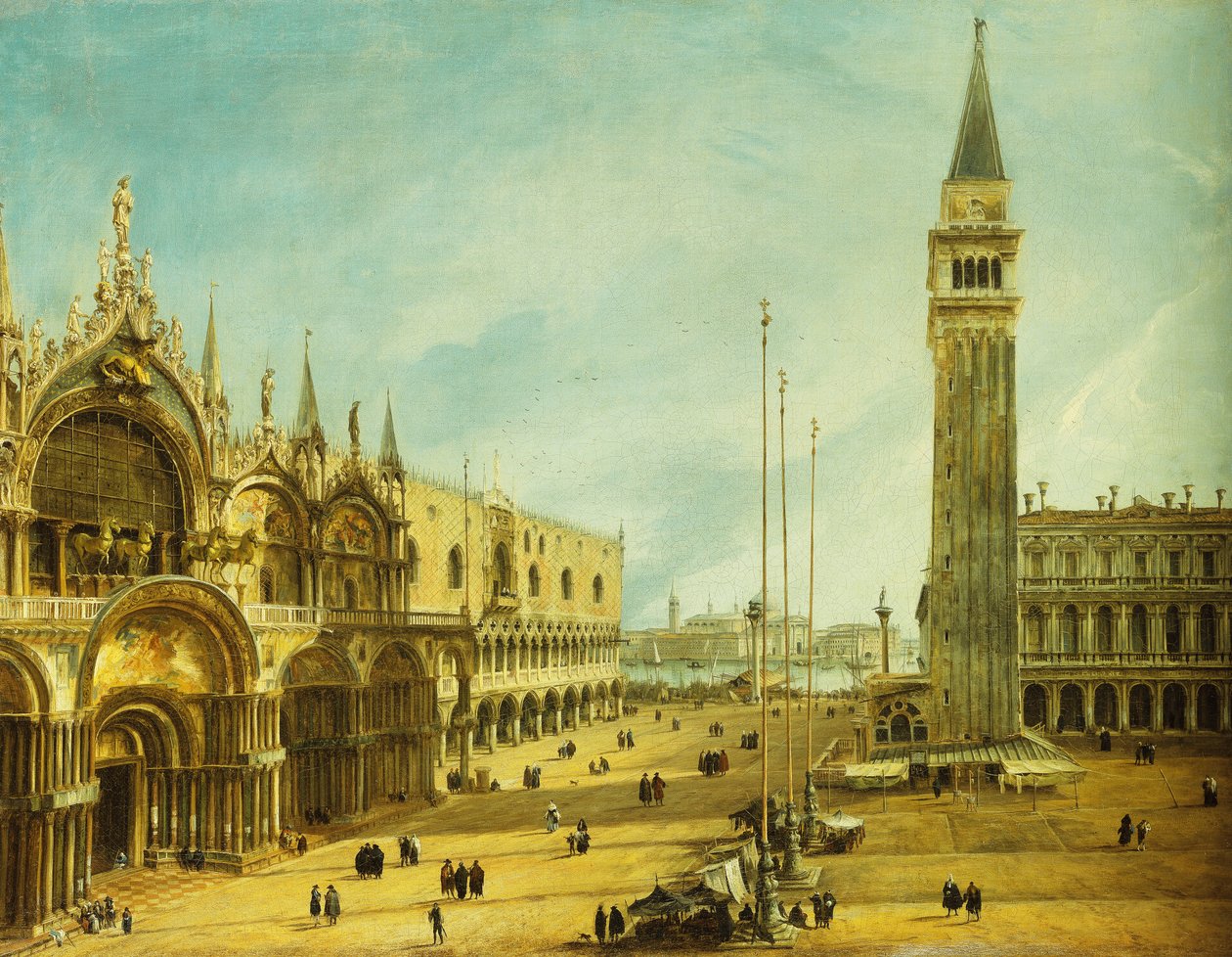 Piazza San Marco, Venedig, af Michele Marieschi