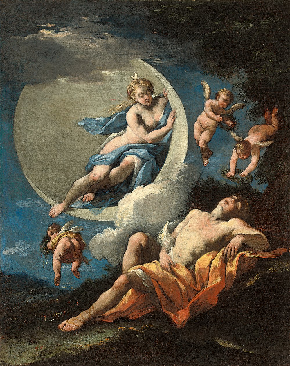 Diana og Endymion af Michele Rocca