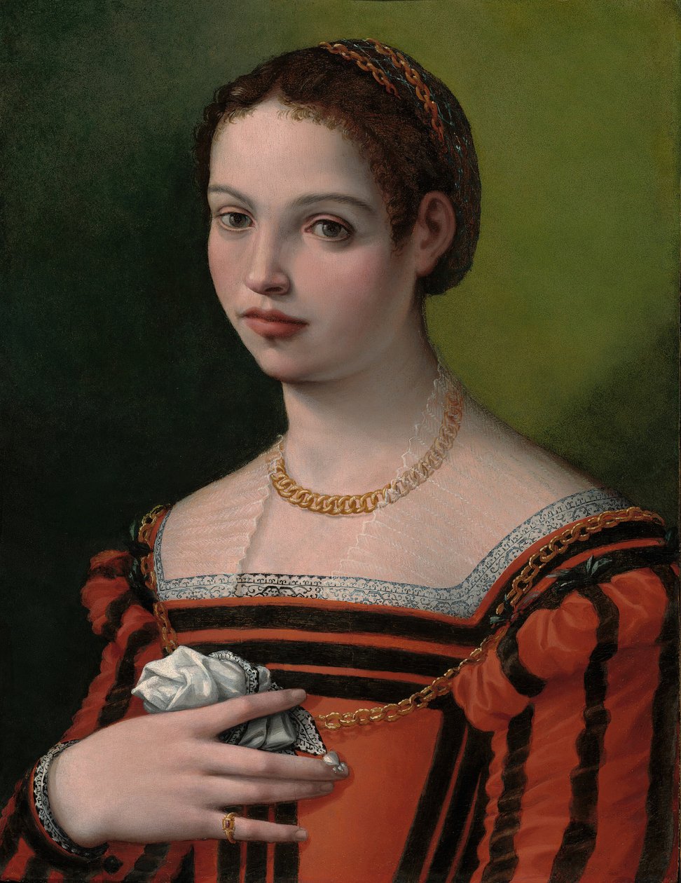 Portræt af en dame, 155060. af Michele Tosini