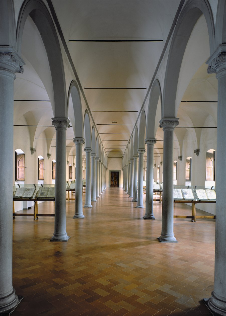 Biblioteket, 1441 af Michelozzo di Bartolommeo