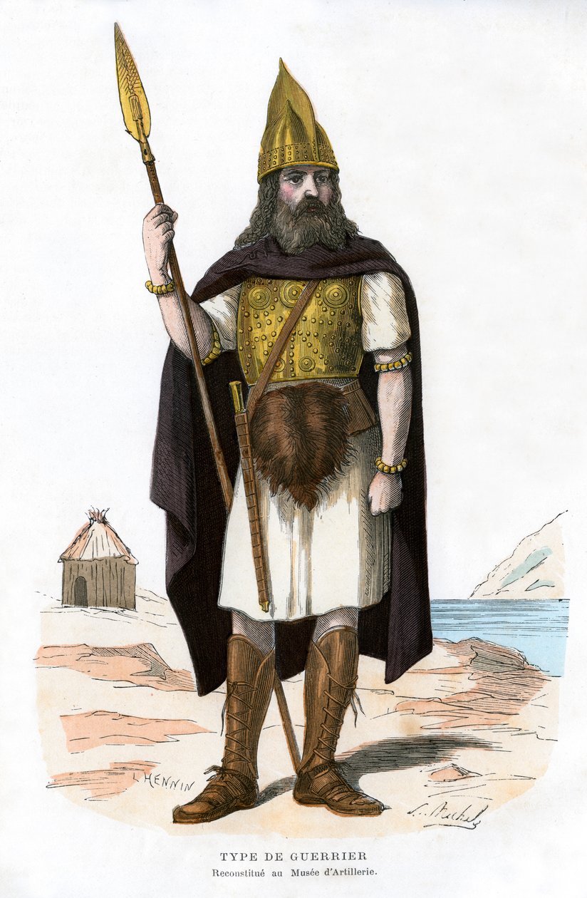 Kriger, muligvis gallisk eller frankisk, 1882-1884. af Michelz