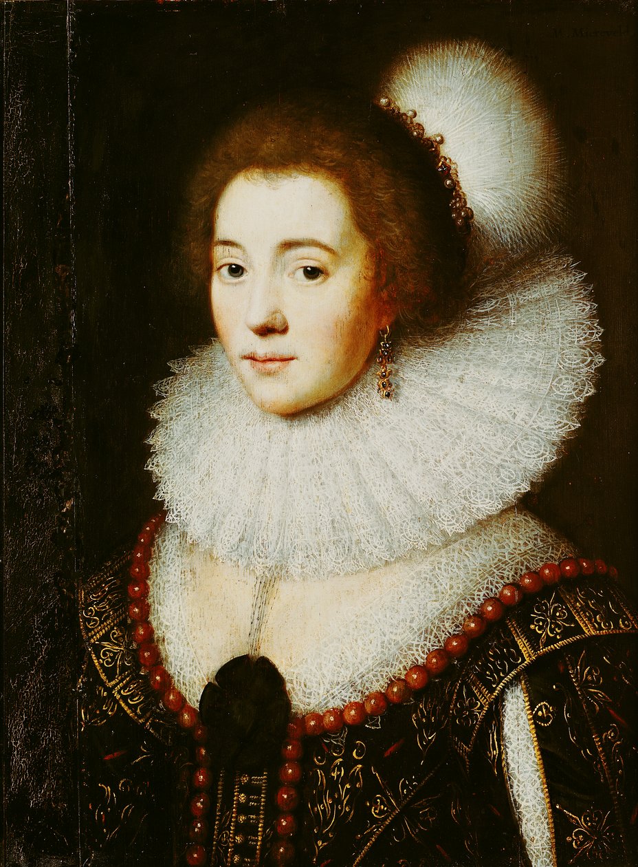 Amalia van Solms (1602-75) af Michiel Jansz van Miereveld