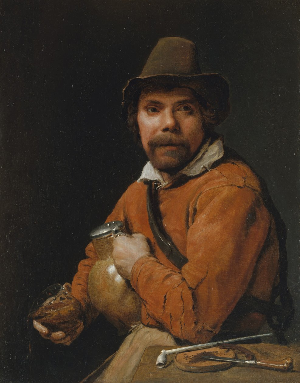 Mand holder en kande, ca. 1660. af Michiel Sweerts