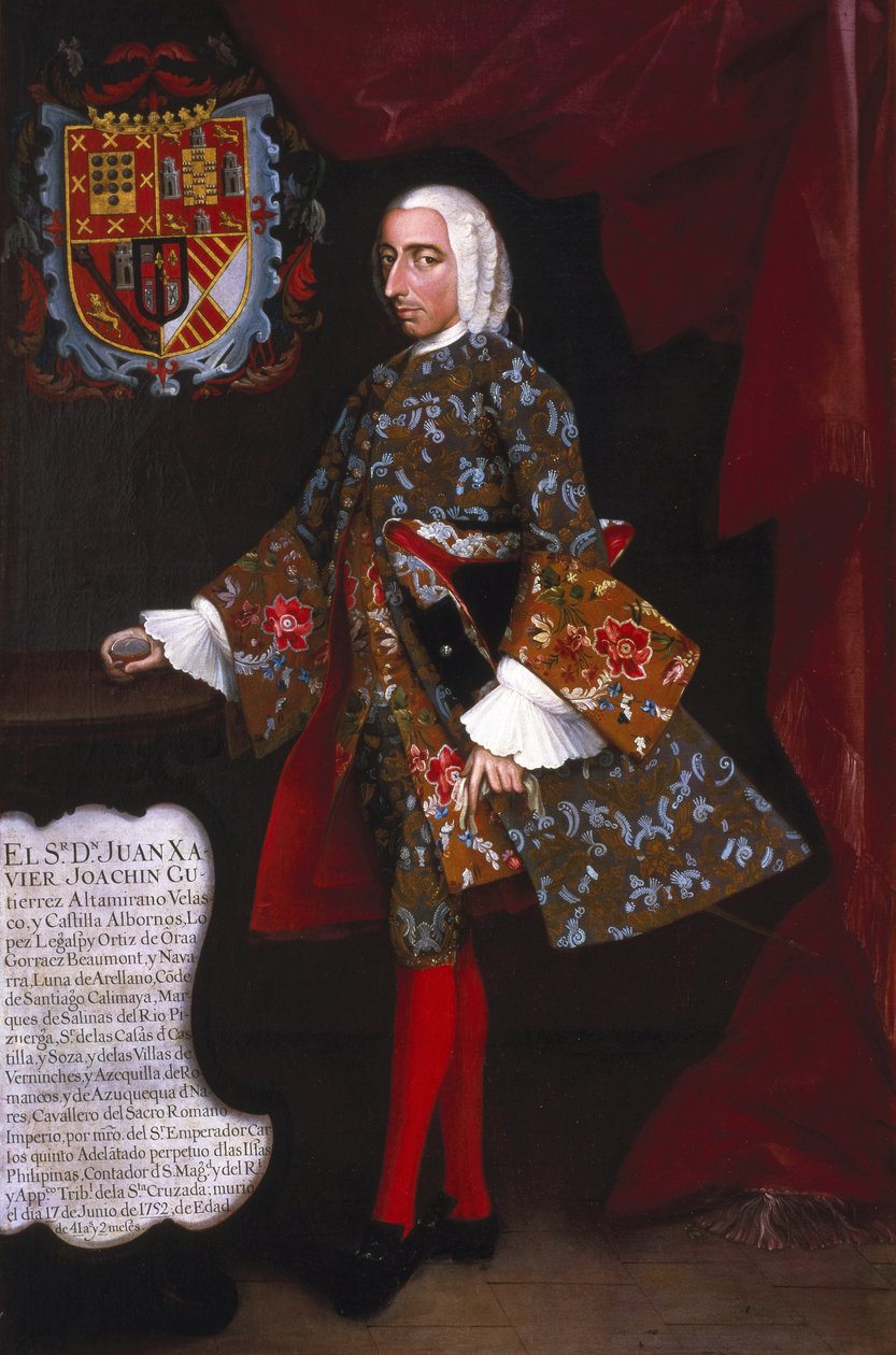 Juan Xavier Joachín Gutiérrez Altamirano Velasco af Miguel Cabrera
