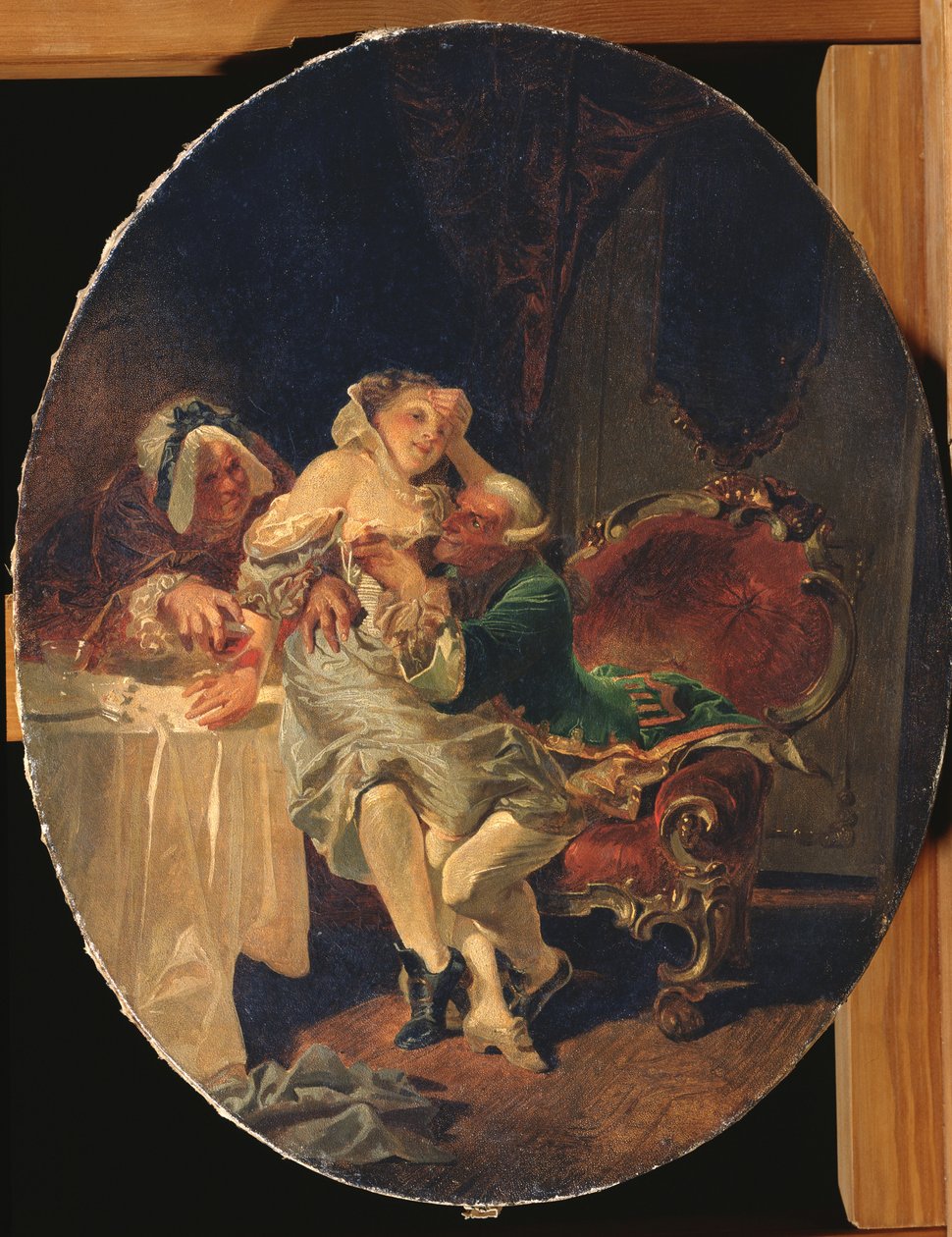 Forføreren, 1891 af Mihaly von Zichy