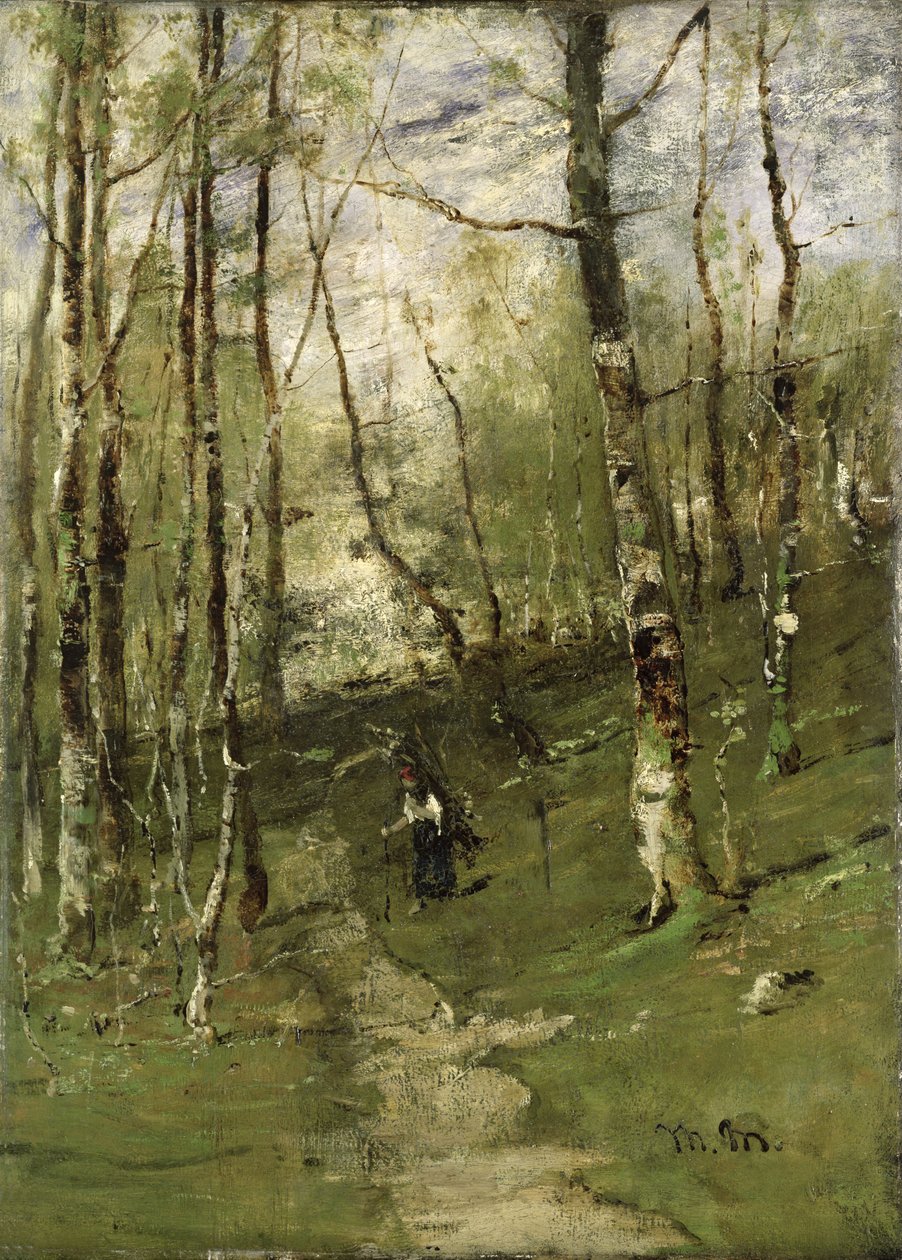 I Barbizon Woods i 1875 af Mihály Munkácsy