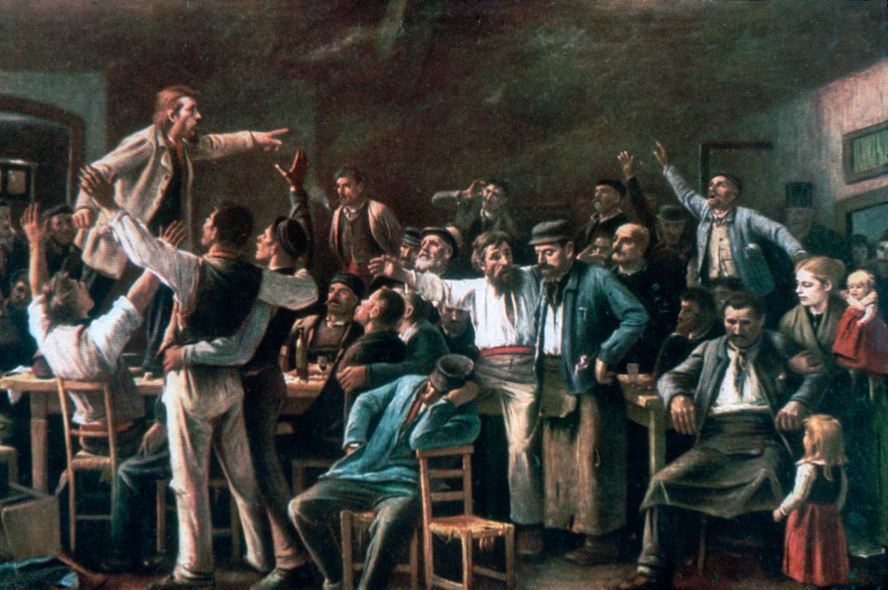 strejke, 1895 af Mihály Munkácsy