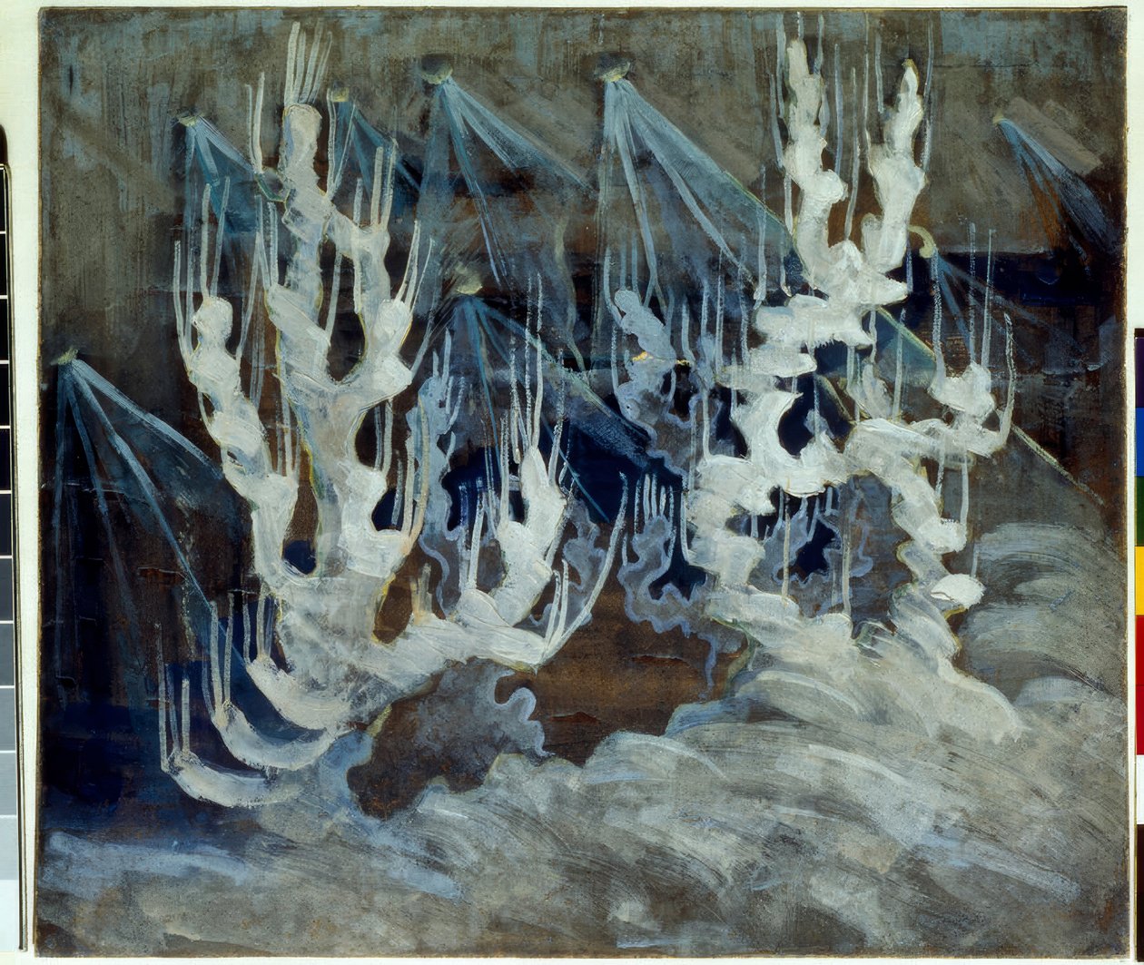 Vinter (II) af Mikalojus Ciurlionis