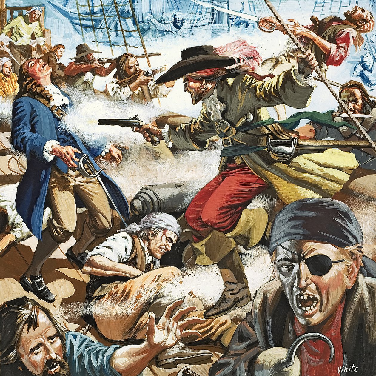 Pirater af Mike (20th century) White