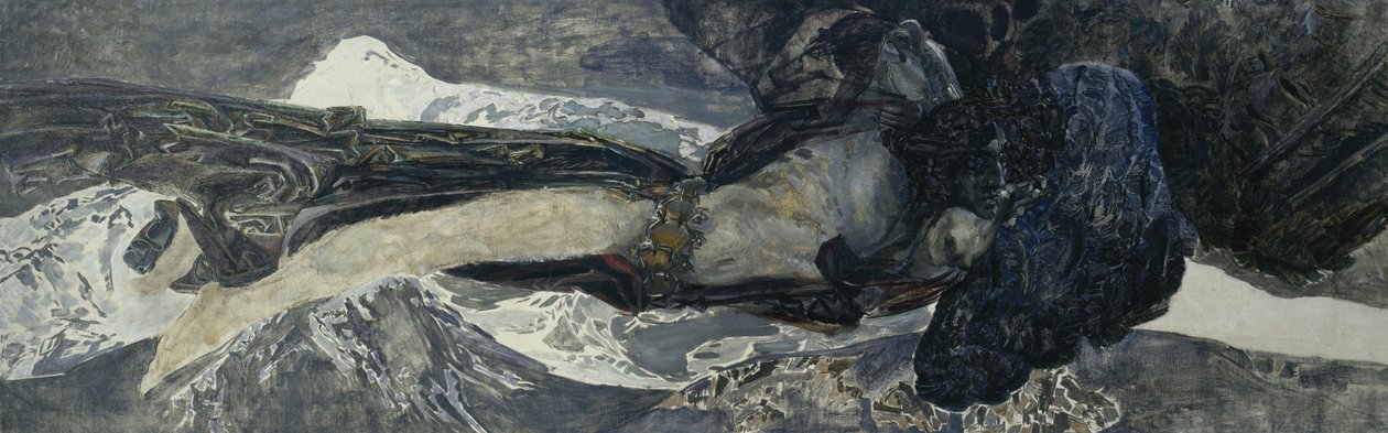 Flyvende dæmon af Mikhail Aleksandrovich Vrubel