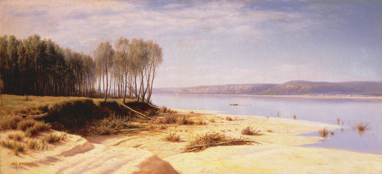 På Volga, 1880 af Mikhail Konstantinovich Klodt