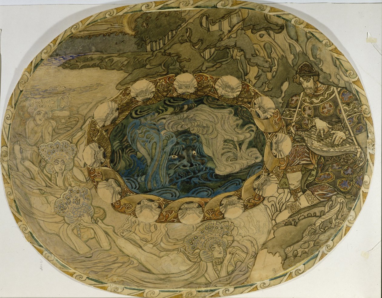 Sadko, 1899-1900 af Mikhail Aleksandrovich Vrubel