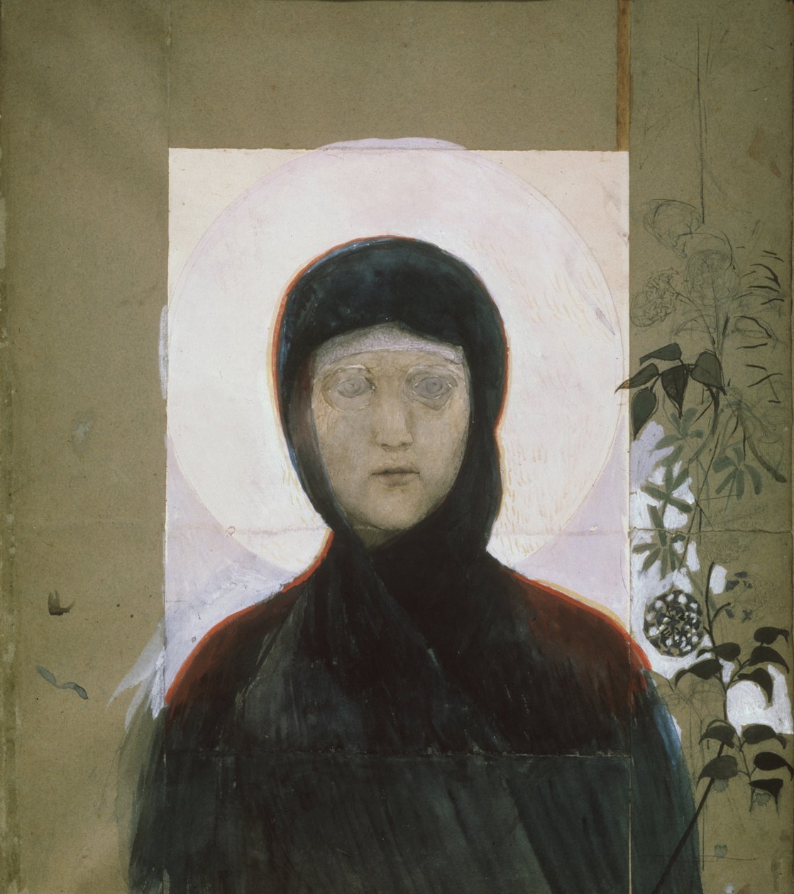 Jomfruen, 1884-1885 af Mikhail Aleksandrovich Vrubel