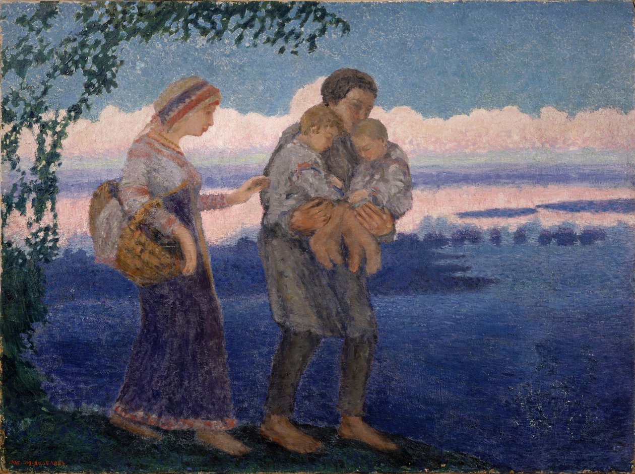 Aftenhjemkomst, 1906 af Mikhail Nikolayevich Yakovlev