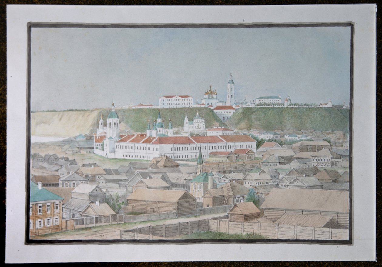 Udsigt over Tobolsk, 1850