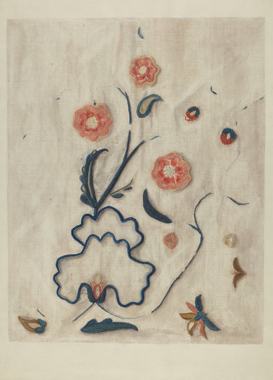 Underkjole (Detalje) af Mildred E. Bent