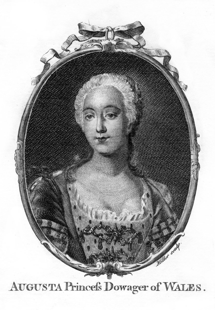Augusta, prinsesse af Wales, 1719-1772. af Miller