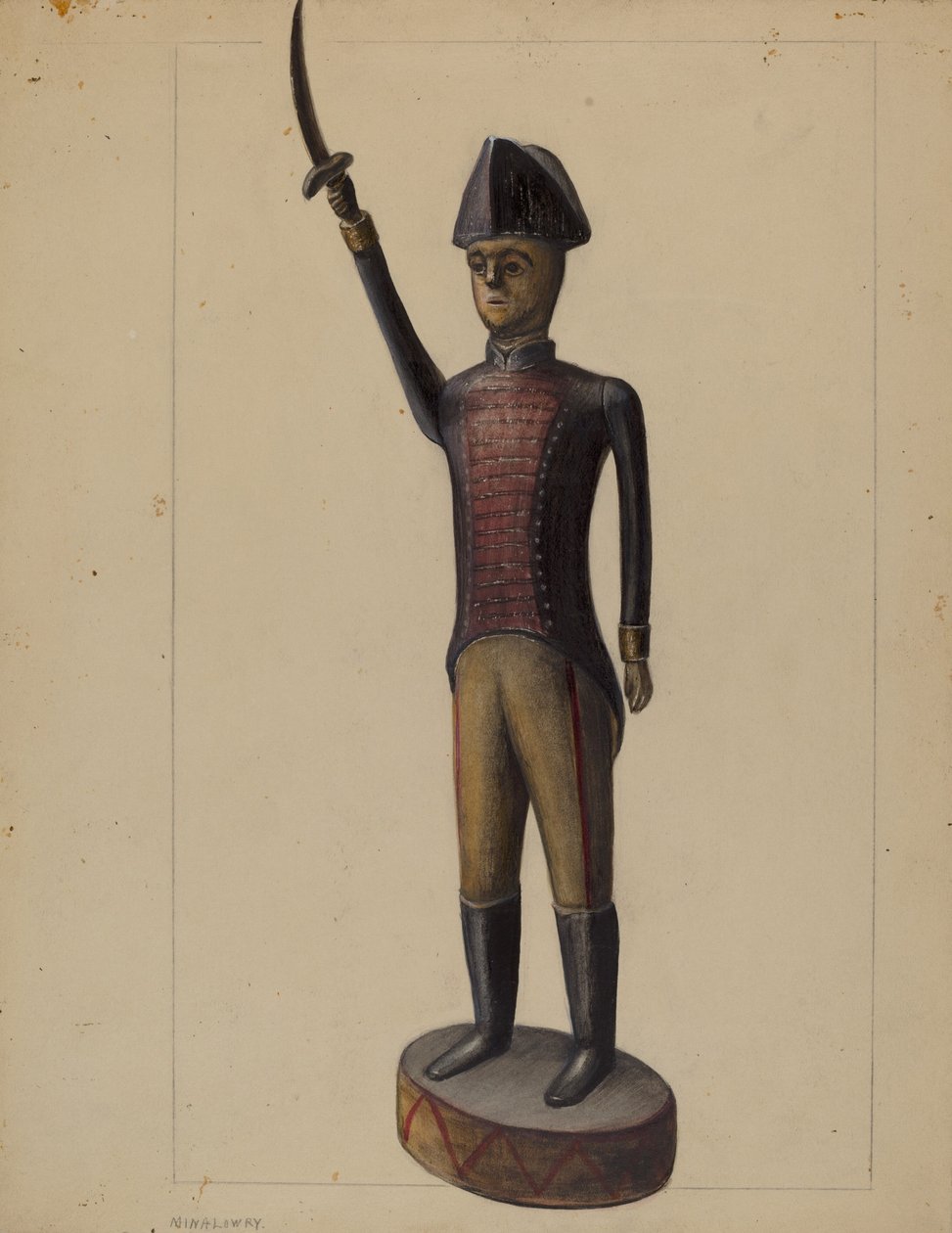 Revolutionær soldat af Mina Lowry