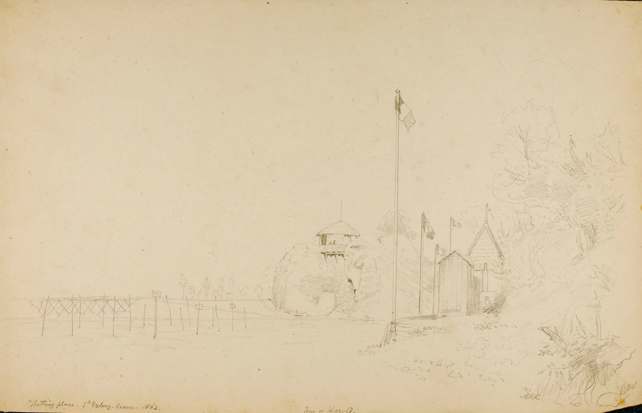 Badeplads, St. Valery af Miner Kilbourne Kellogg
