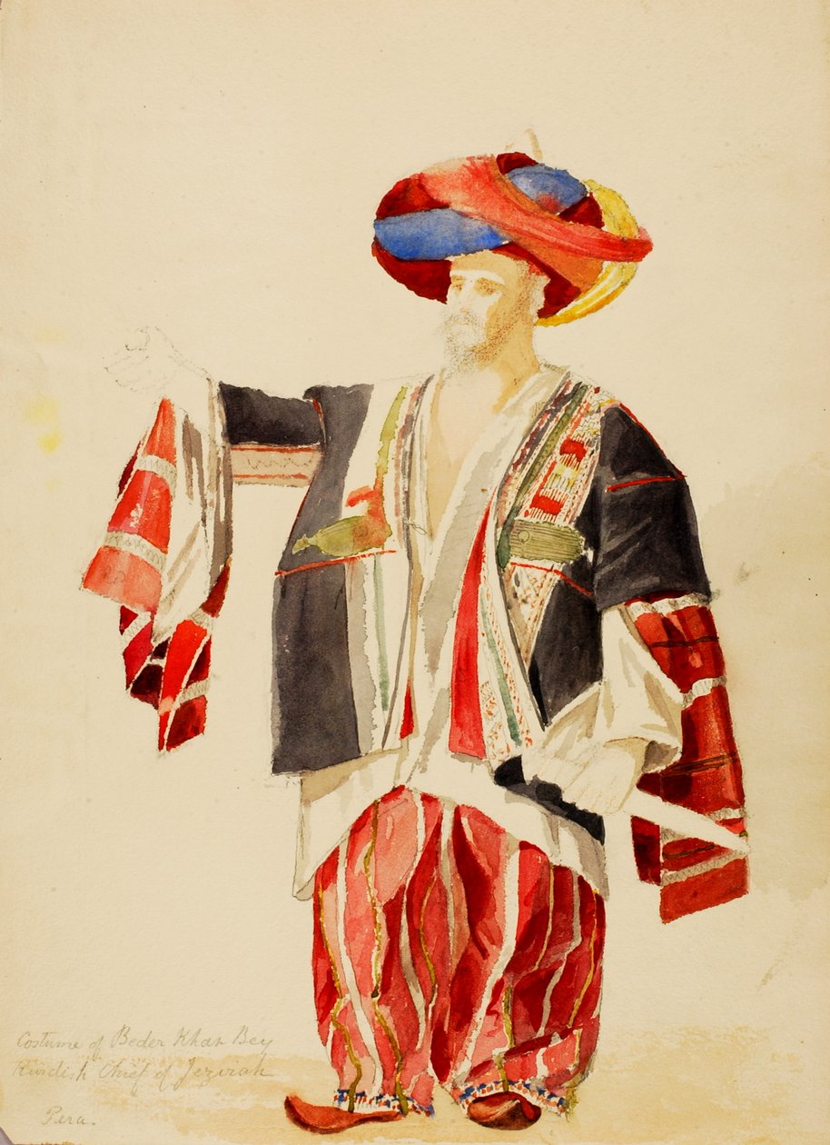 Kostume af Beder Khan Bey, n.d. af Miner Kilbourne Kellogg