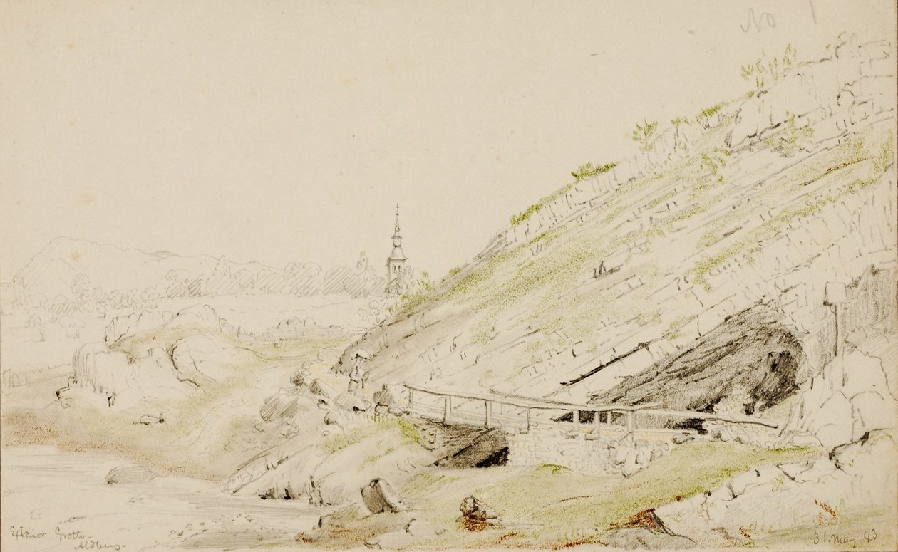 Udvendig grotte, Aldberg af Miner Kilbourne Kellogg